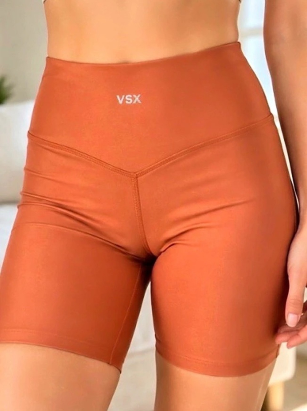 VSX Bike Shorts in Orange Size Medium NWT